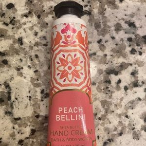 Never used Peach Bellini Hand Cream from Bath and body works